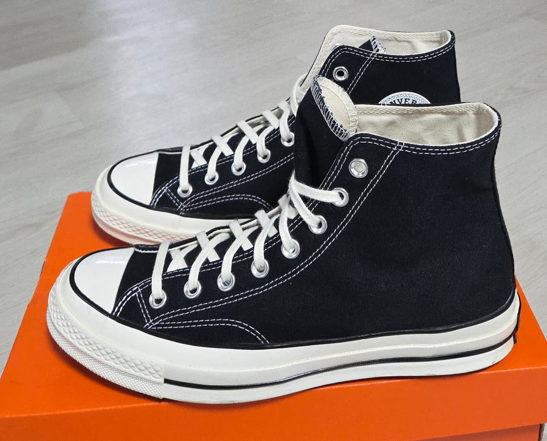 컨버스 척70 하이 블랙  상품이미지2