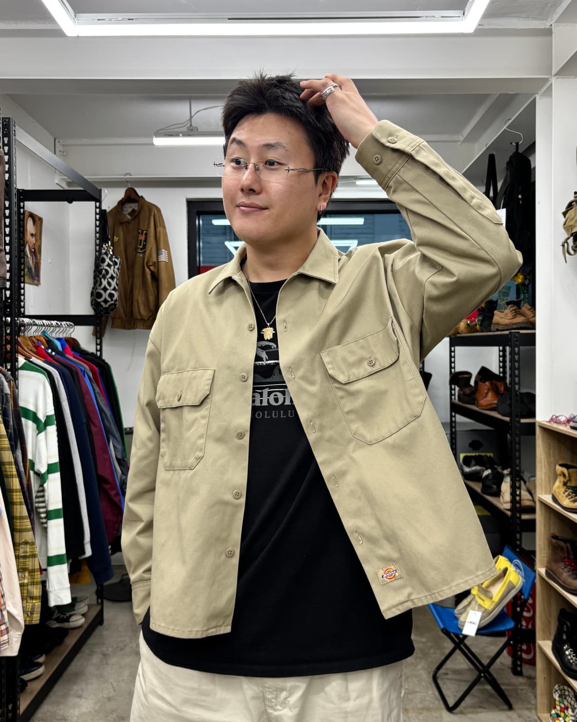 2021 쿠티 프로덕션 x 디키즈 T/C CPO 자켓 상품이미지2