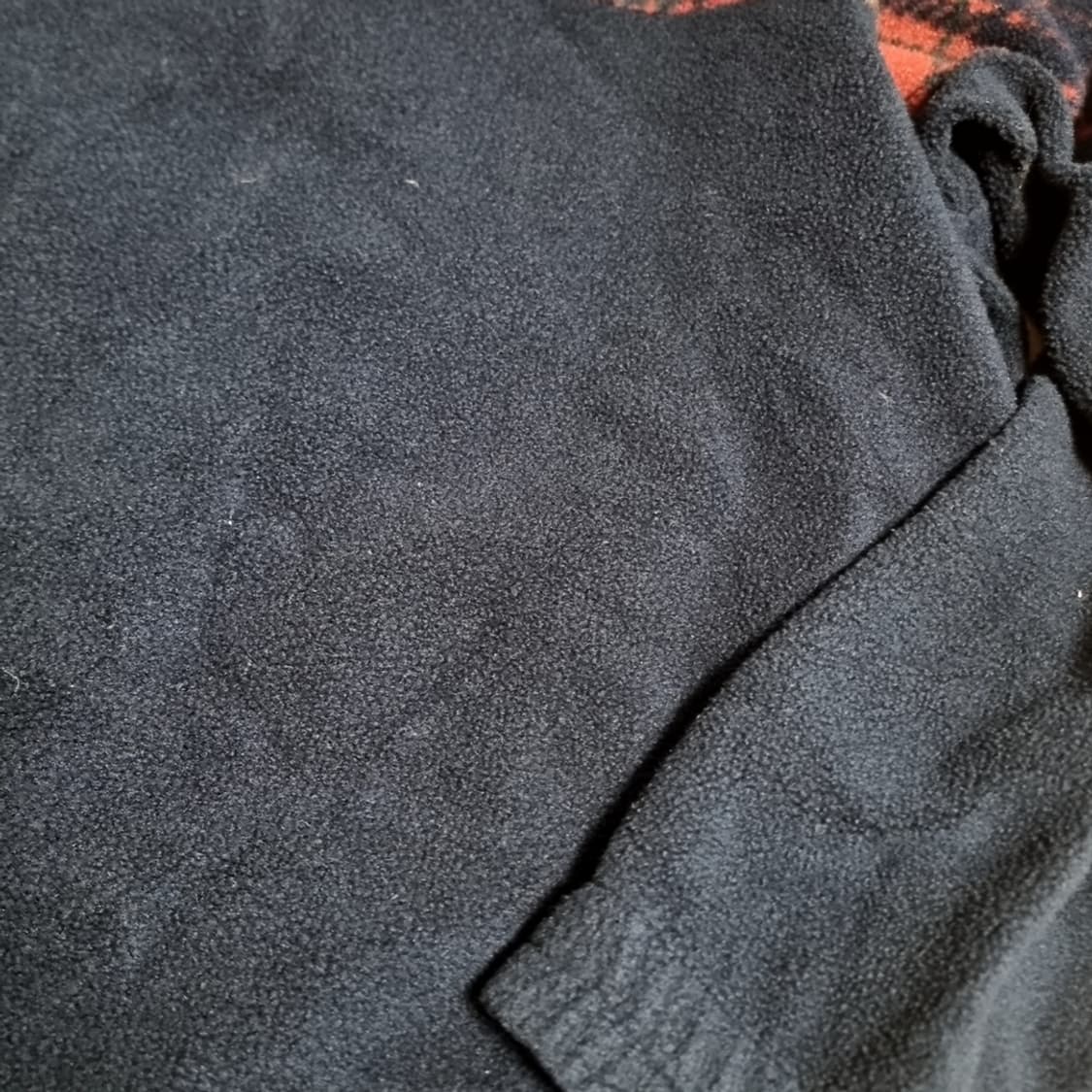 80년대 이태리제 FILA 필라 네이비 체크 플리스(105-110) 상품이미지8