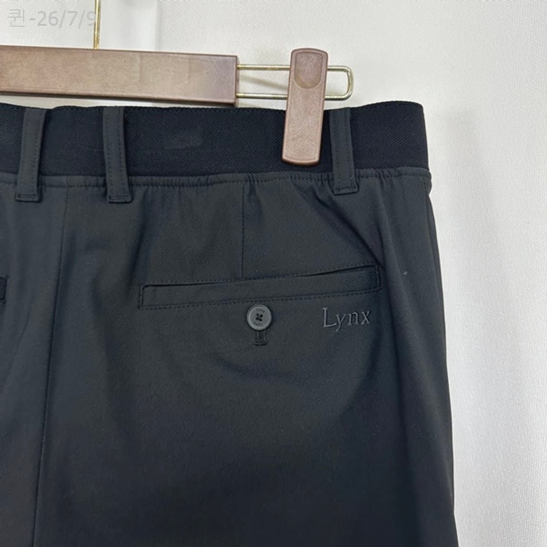 링스 골프 남자 조거  밴딩 춘추바지 검정 80 상품이미지7