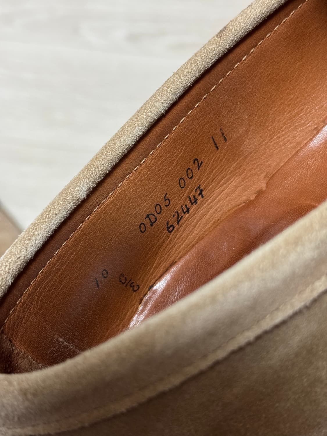 알든 6244 스웨이드 언라인드 로퍼 10E 상품이미지4