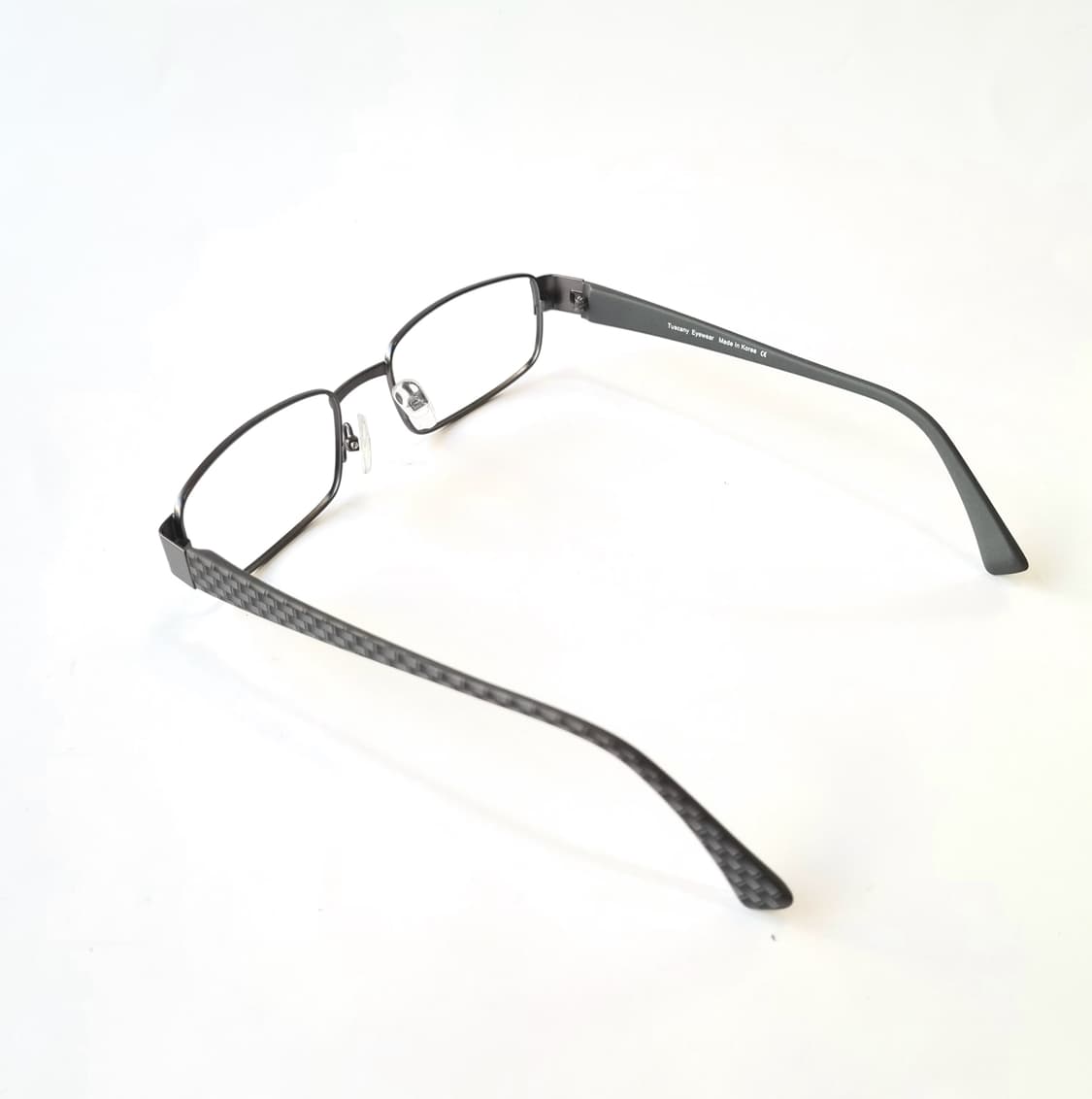 진열상품 레트로사각 건메탈그레이 안경테 400 상품이미지2