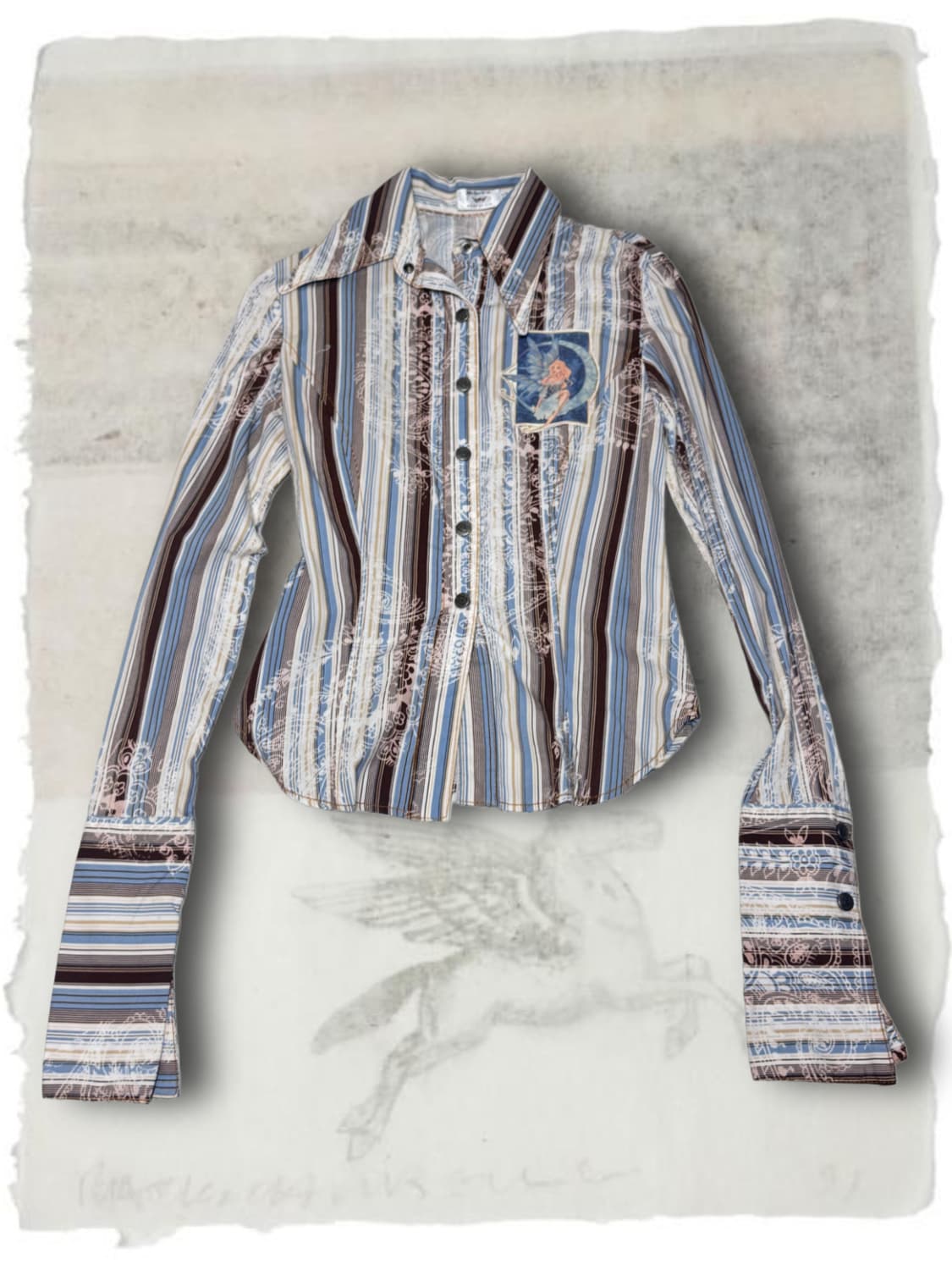 oriental stripe shirt 상품이미지1