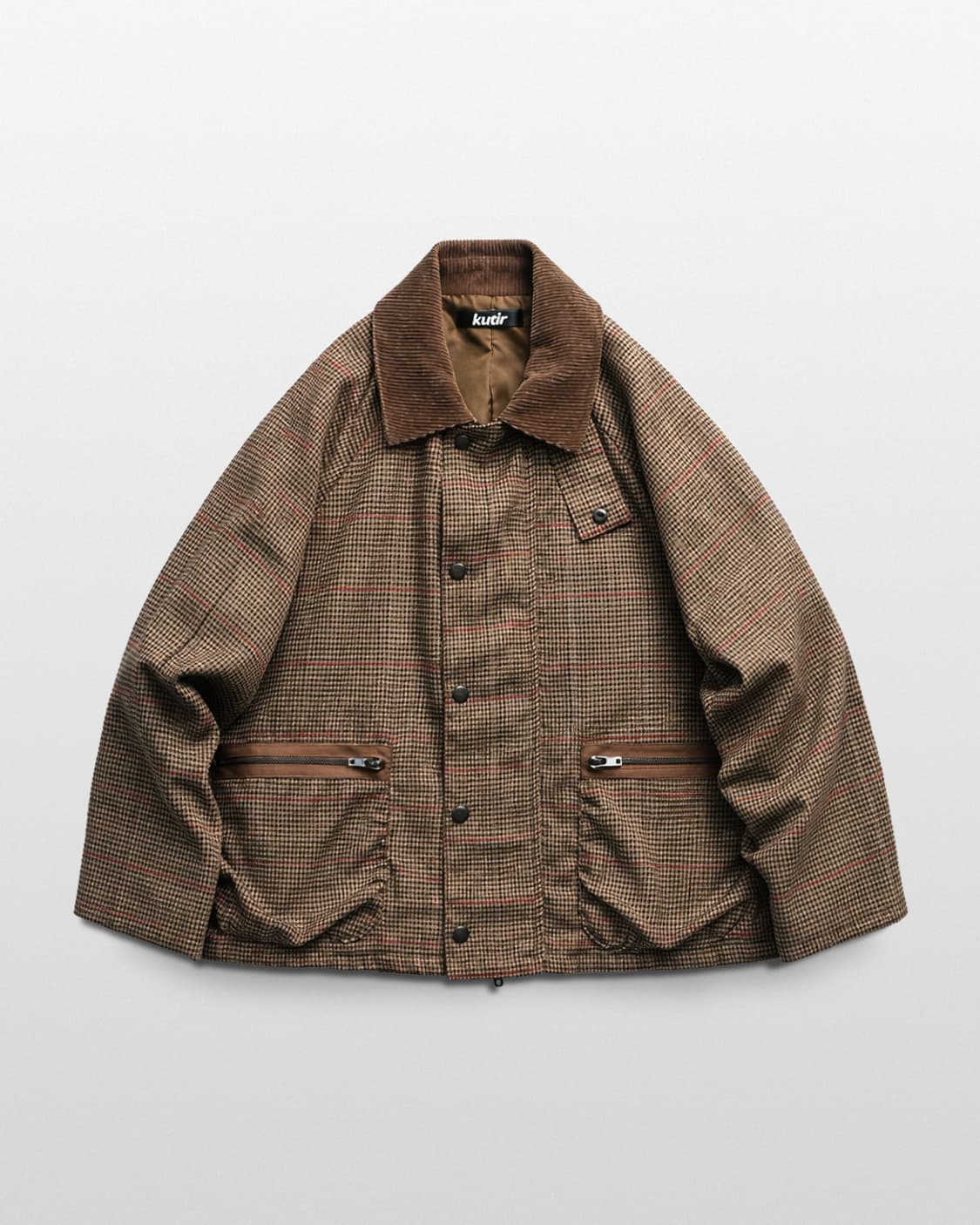 KUTIR Oversized Gun Club Checkered Jacke 상품이미지1