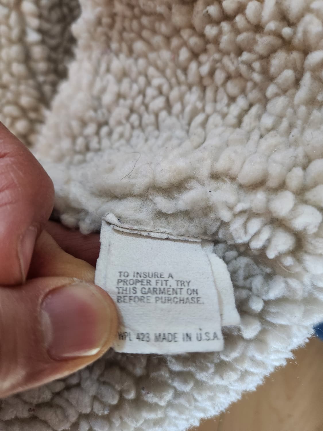 80~90s 리바이스 쉐르파 데님 트러커 자켓 46R(L정도) 상품이미지3