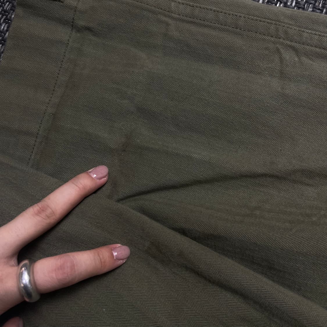 (32) 펜니카 카키 5버튼플라이 아미 밀리터리 팬츠 상품이미지5