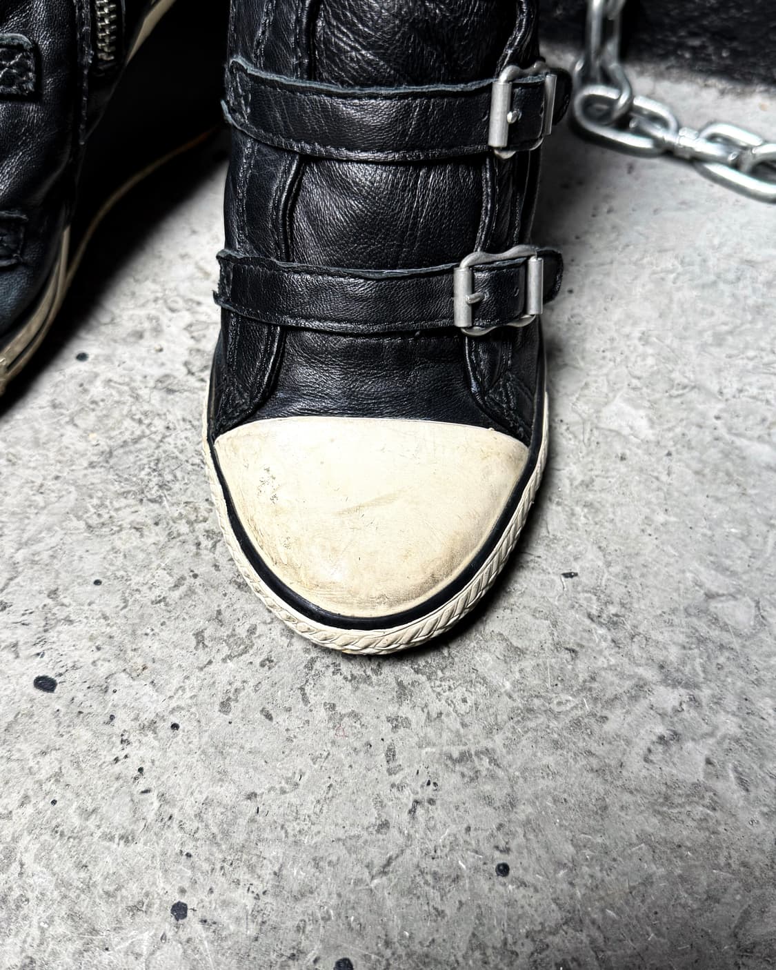 ASH – Buckle Strap Wedge Sneakers Heel  상품이미지4