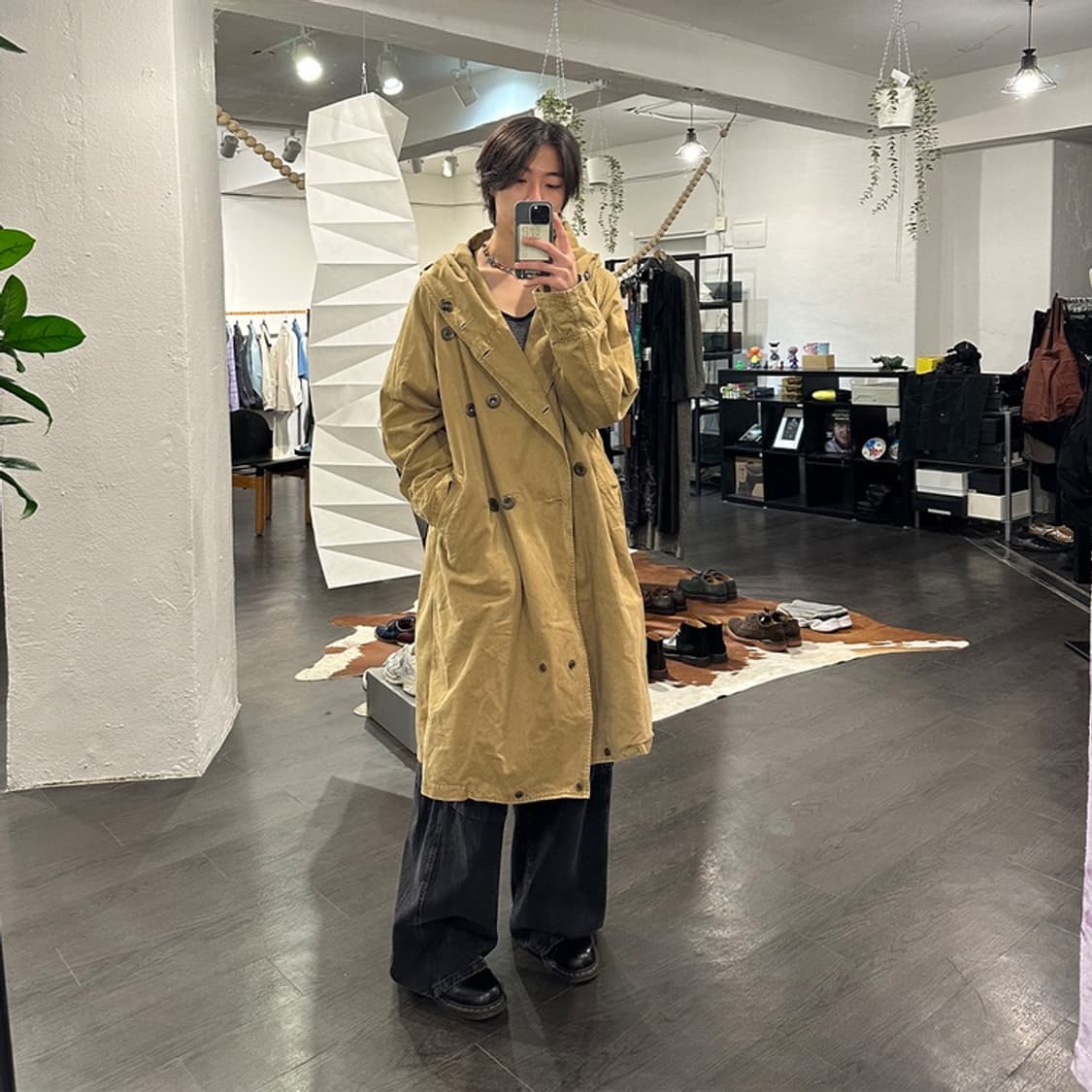 캐피탈 tri-p 오버사이즈 파카 상품이미지4