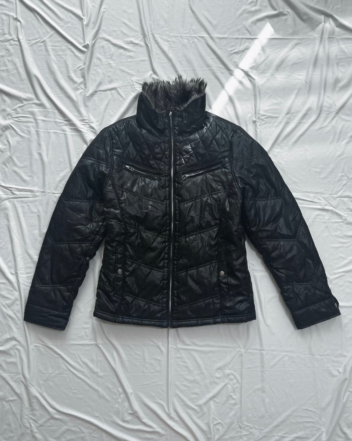 Vintage fur puffer jacket 상품이미지2