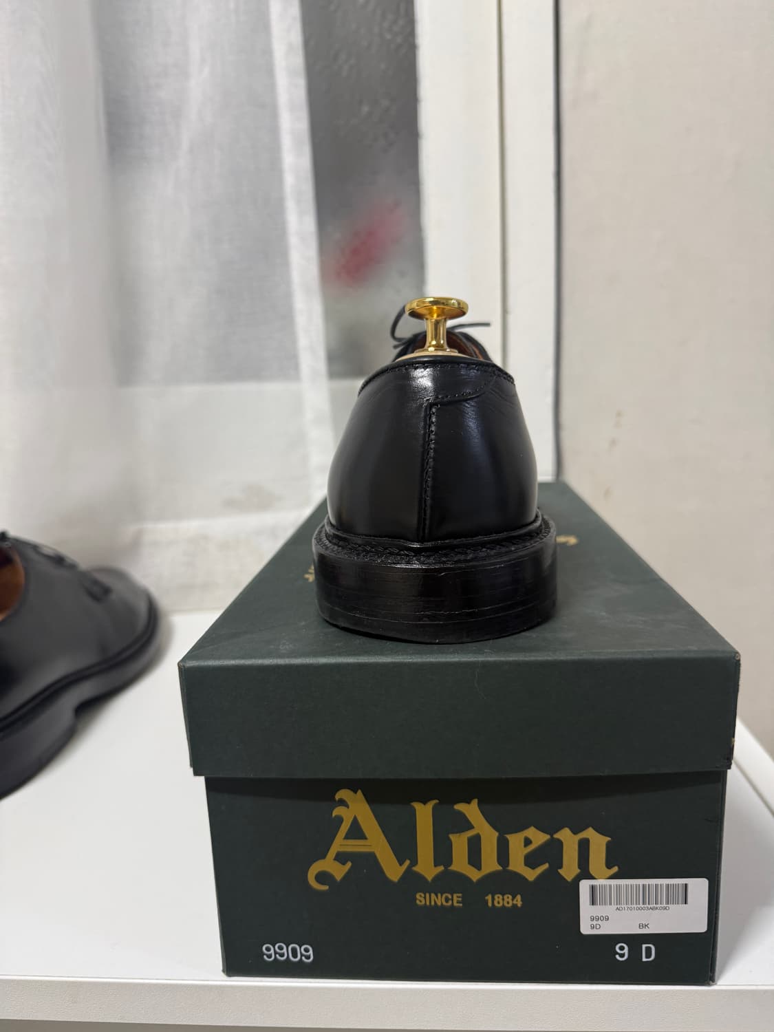 Alden 9909 / 9.0D / 카프 / 블랙 / 알든 상품이미지8