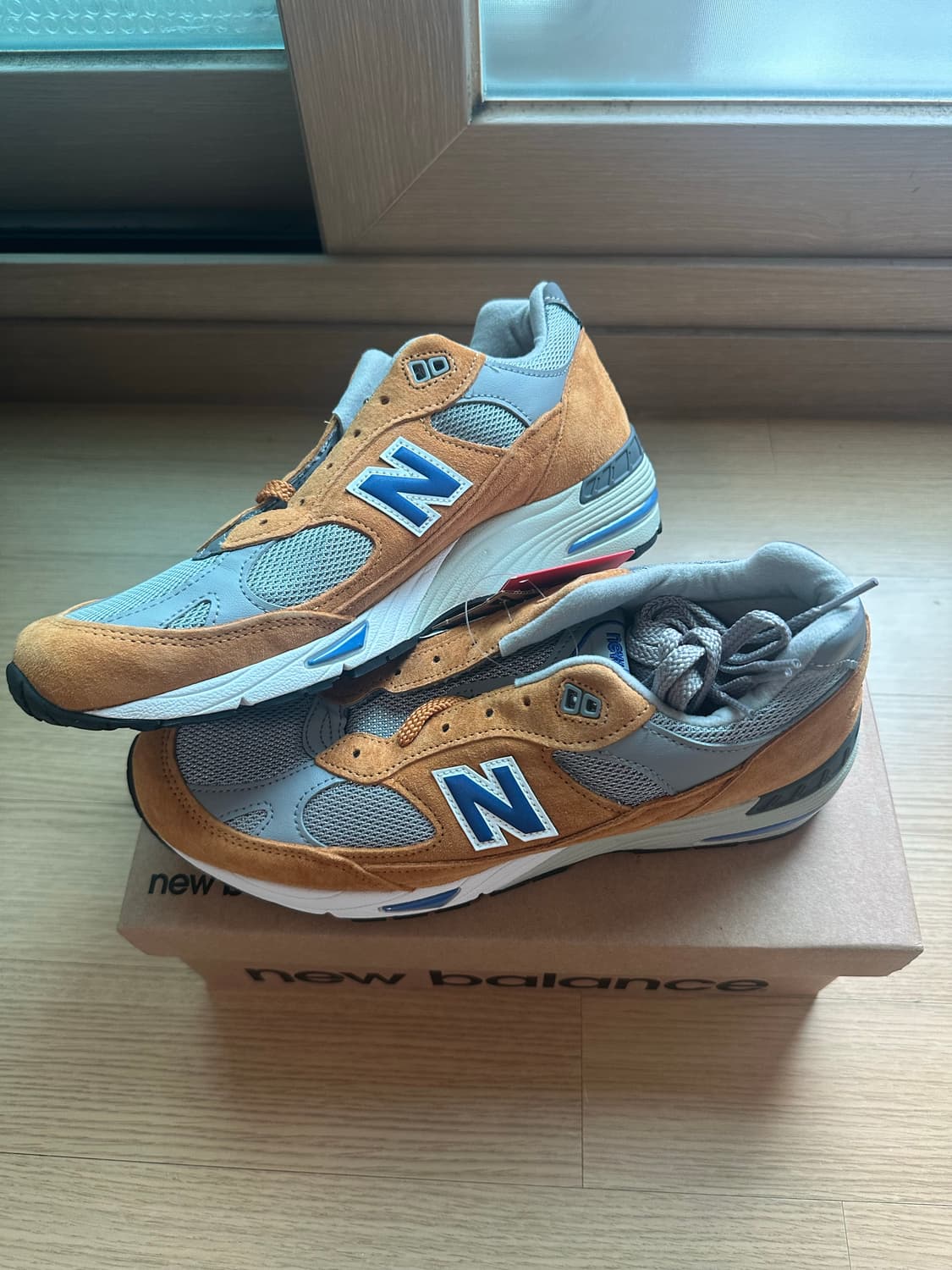 뉴발란스 991 옐로우/그레이 270 새상품 상품이미지3