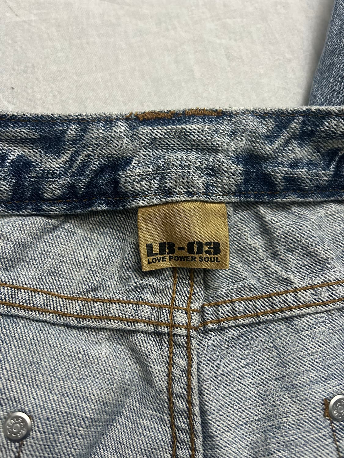 LB-03 빈티지 워싱 디스트레스드 데님 상품이미지5