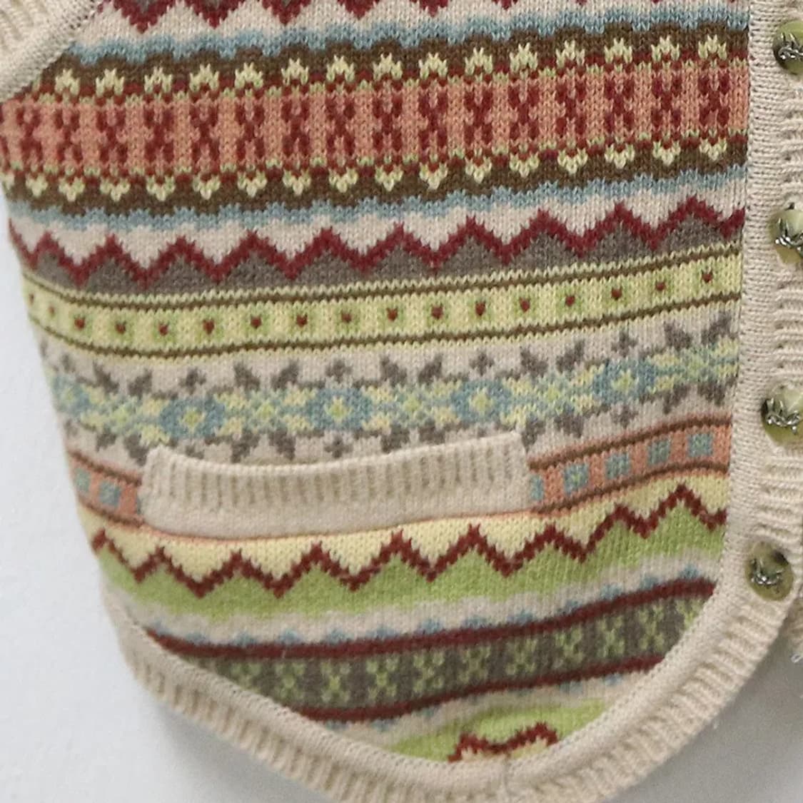 MELROSE 에스닉 울 앙고라 혼방 니트베스트 62300 상품이미지6