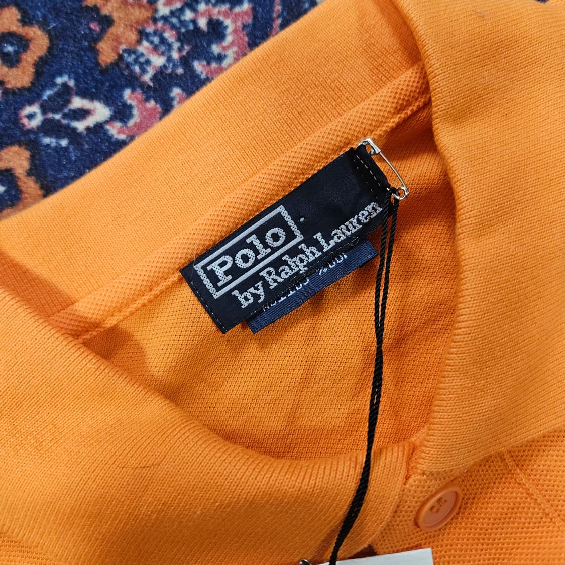 (미사용)폴로랄프로렌 오렌지 카라넥 티셔츠 상품이미지4
