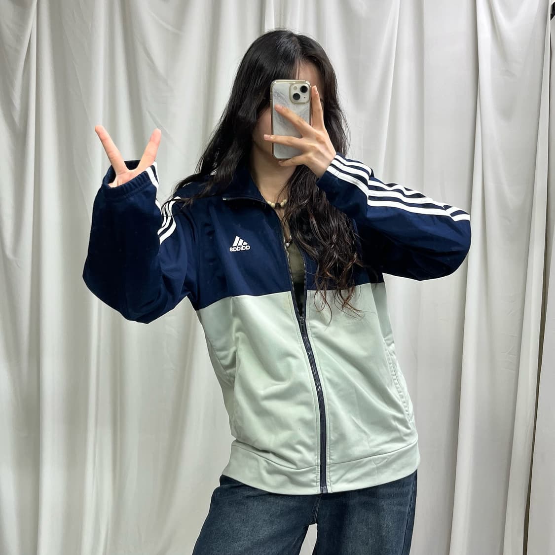 Adidas navy jersey 상품이미지2