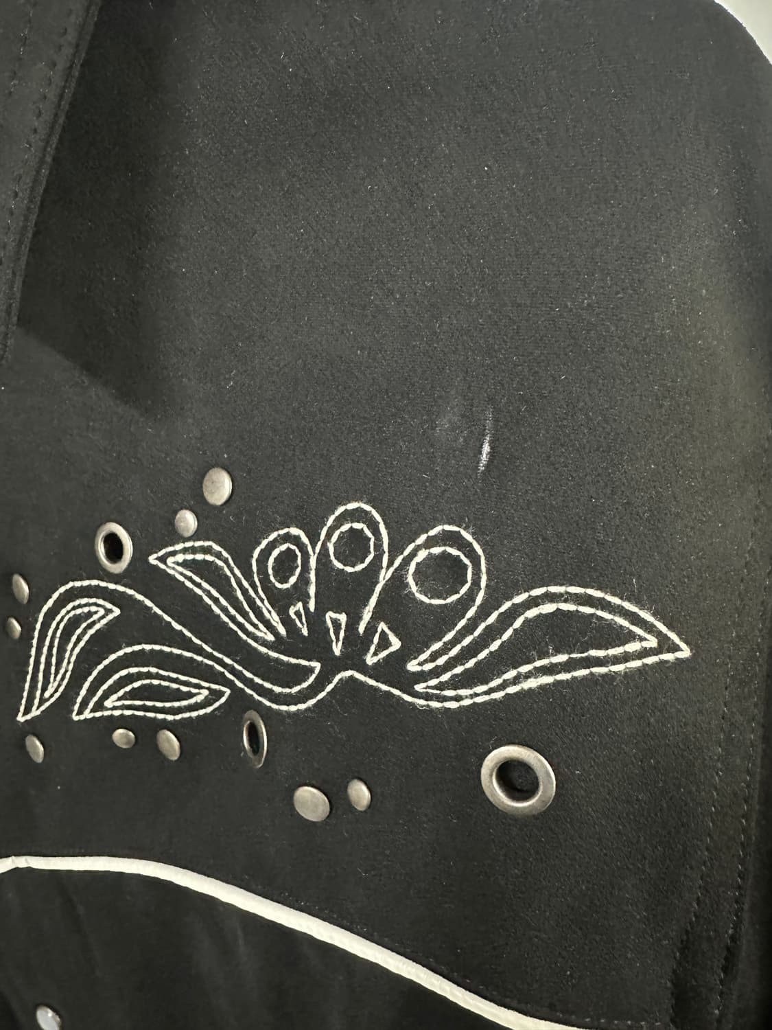 앤더슨벨 레만스 인조 스웨이드 셔츠 블랙 상품이미지9