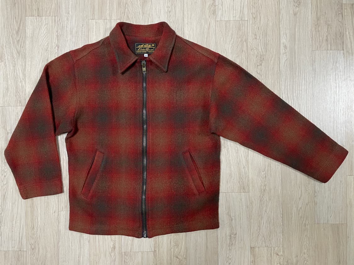100) 70s 에디바우어 체크 울 스포츠 자켓(미제)RRL&LVC&폴로 상품이미지1