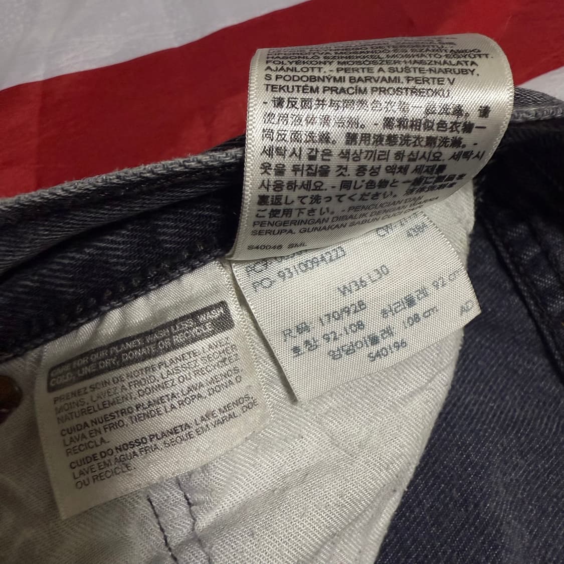  [36]Levi's 501 Black Vintage Denim - 8 상품이미지3