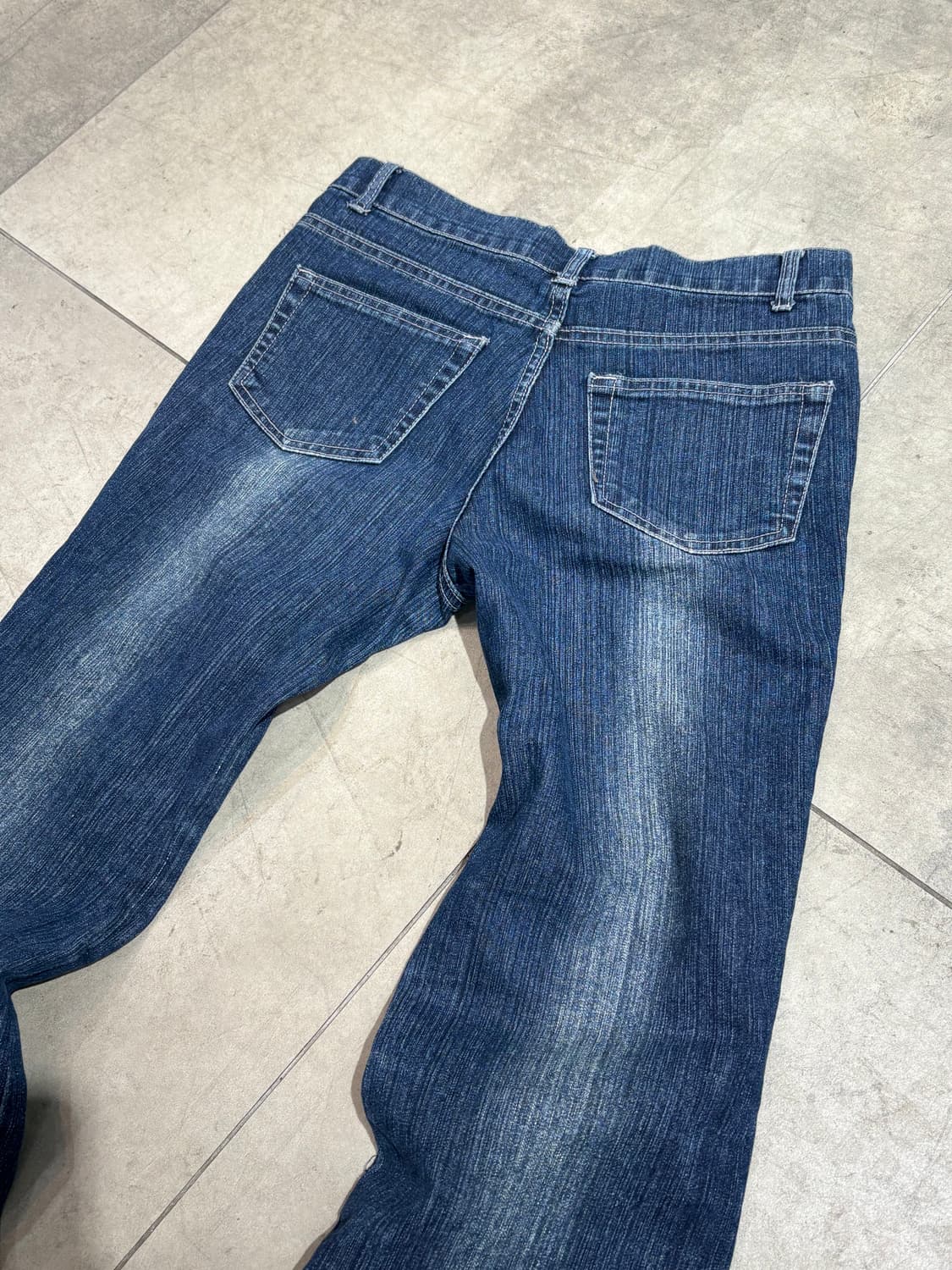 레이스 자수 부츠컷 데님 팬츠 상품이미지7