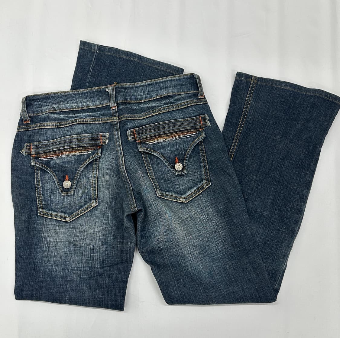 ⭐️y2k 빈티지 워싱 데님 부츠컷 팬츠⭐️ 데코라 오네갸루 보헤미안 상품이미지5