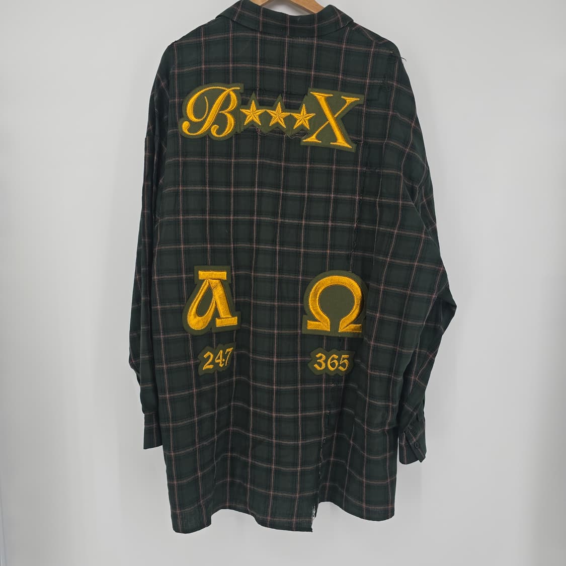 BLACX Yohanix 오버핏 체크 셔츠 상품이미지8