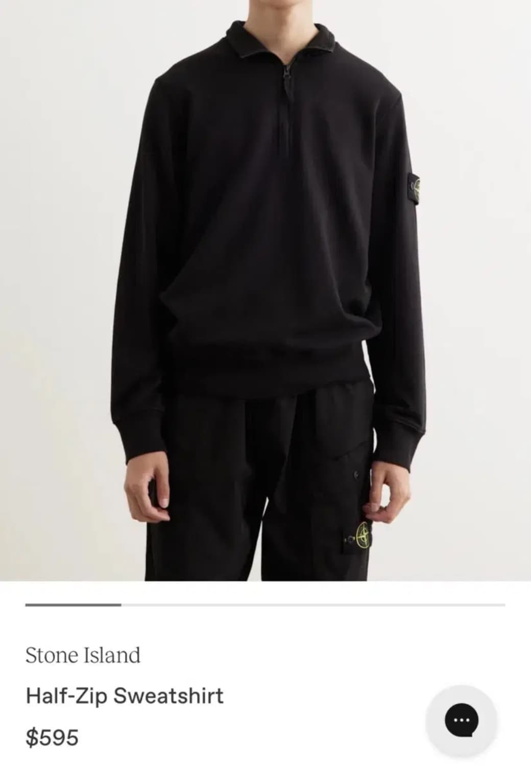 스톤아일랜드 하프집스웻셔츠 상품이미지1