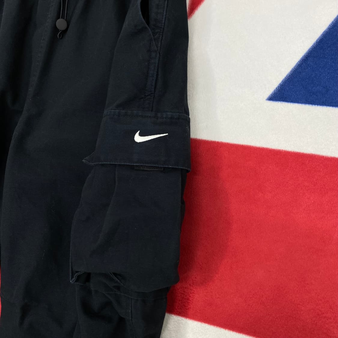 나이키 밴딩 와이드 스트링 카고팬츠 여성M  상품이미지4