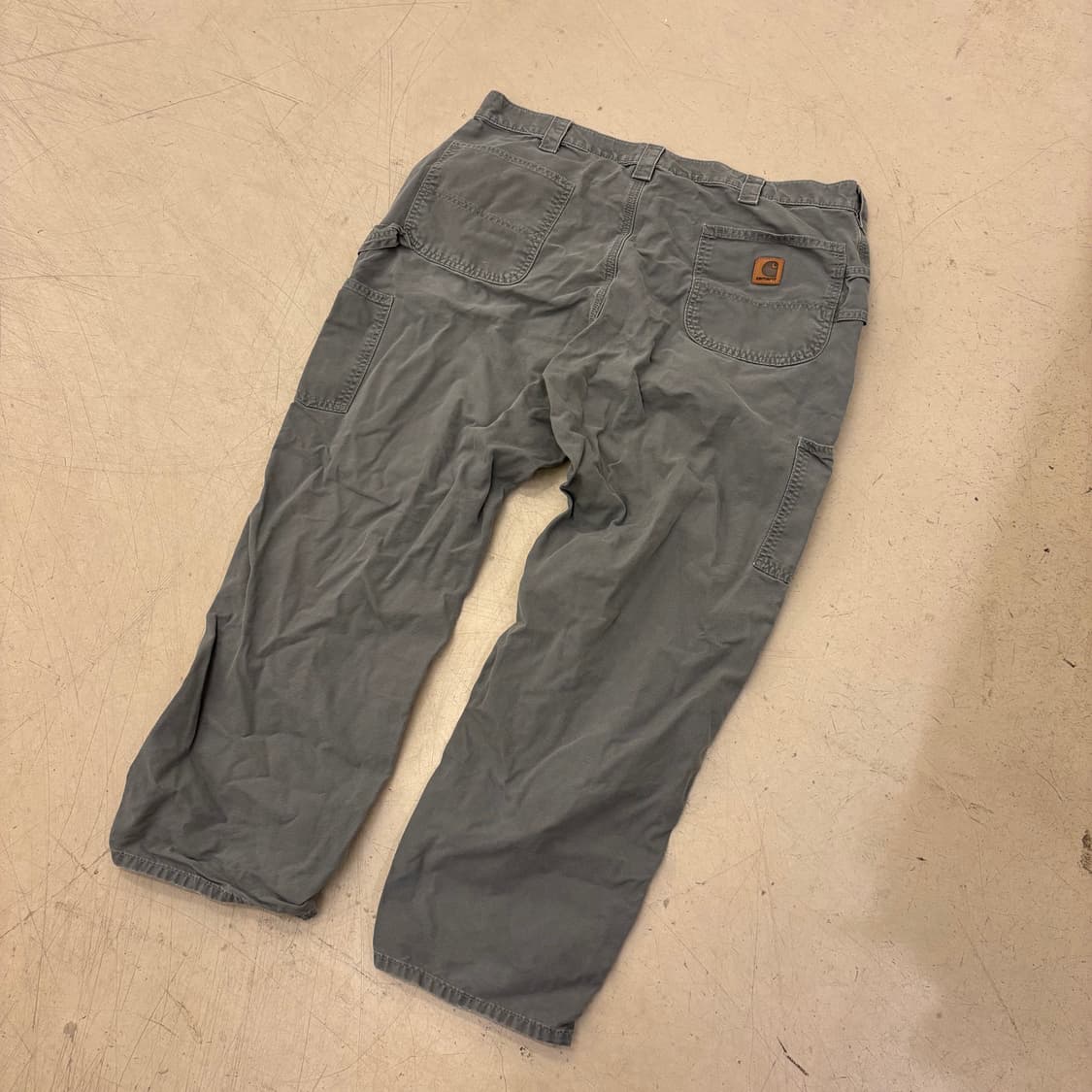 칼하트 그레이 워크 카펜터 팬츠 상품이미지3