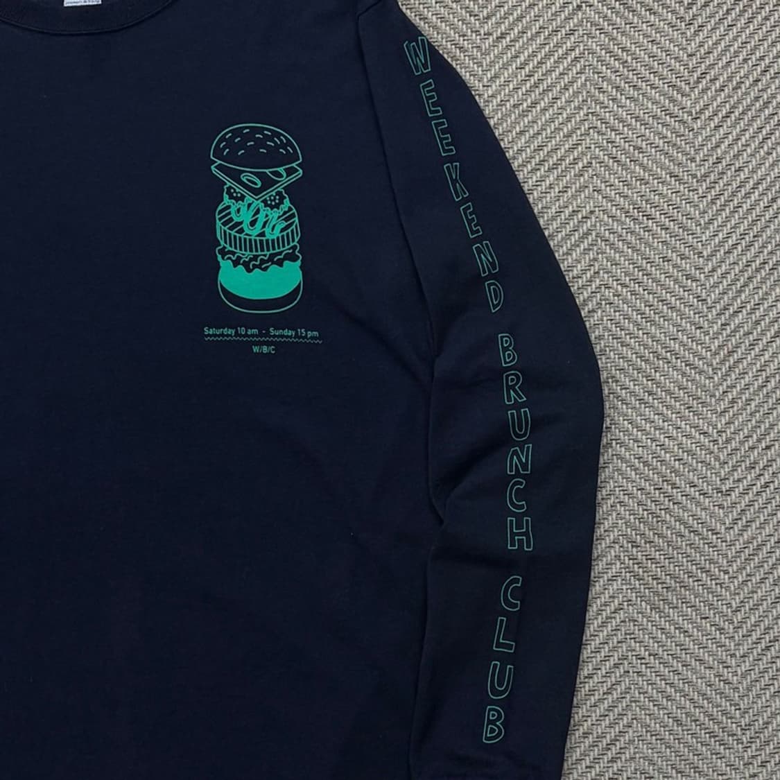 Clip Tab 프린팅 롱슬리브 v2175 상품이미지6