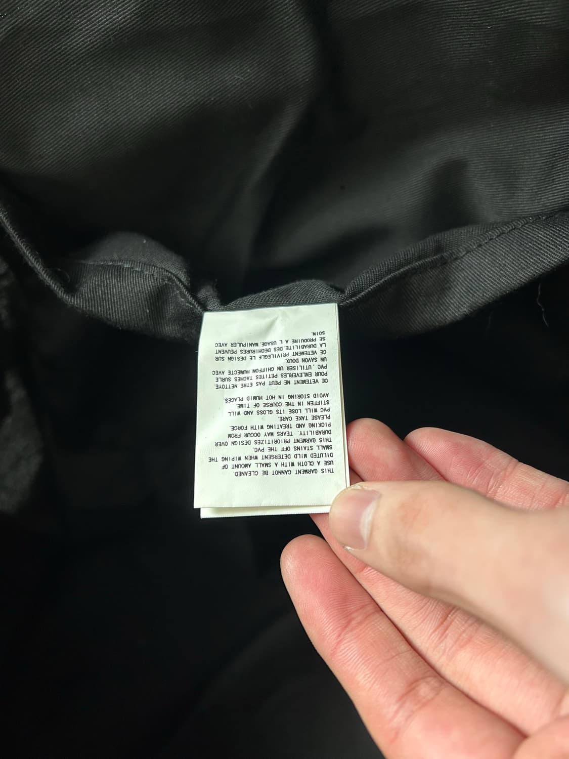 꼼데가르송 PVC 토트백 상품이미지6