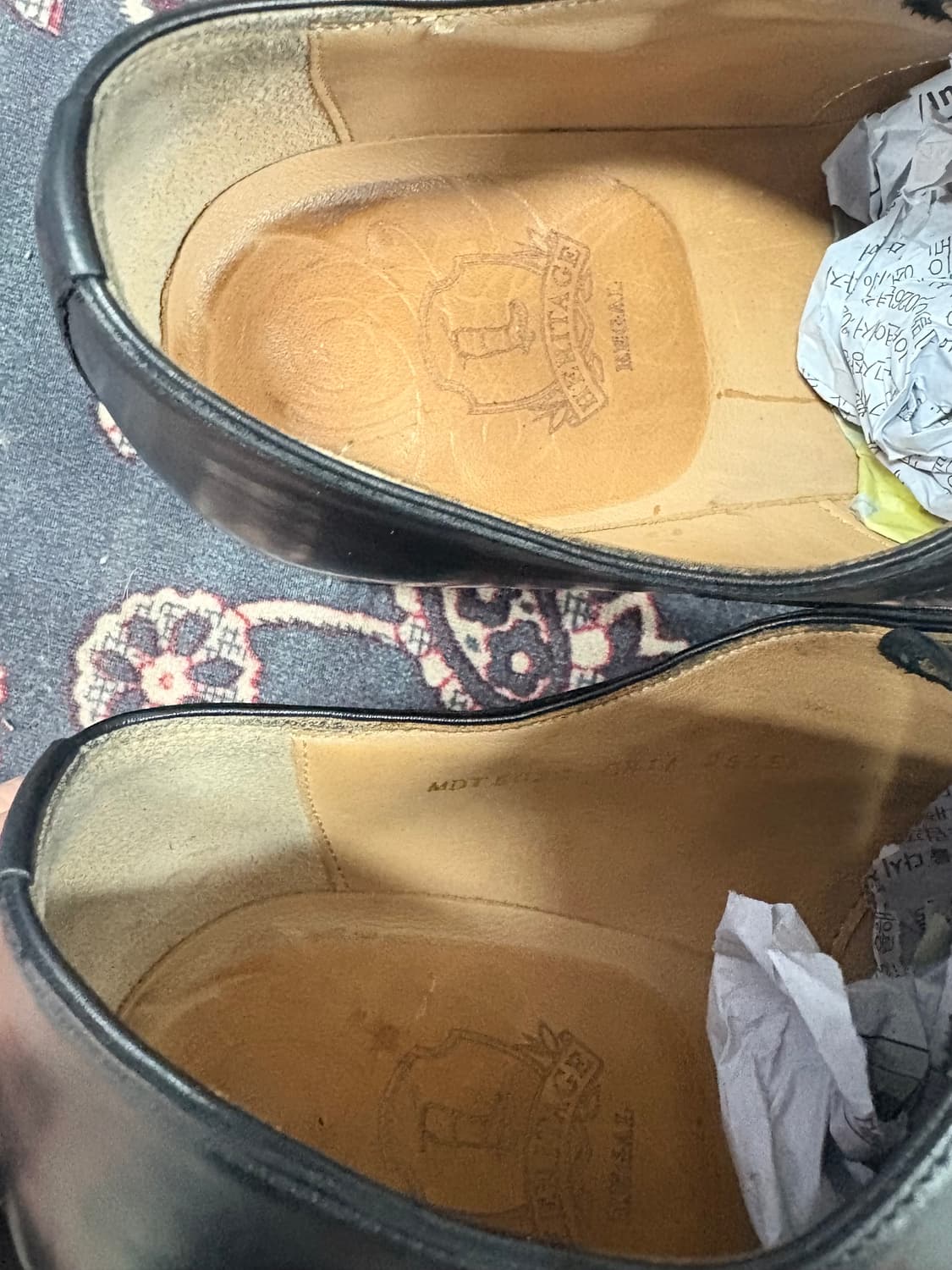 헤리티지 리갈 블랙 캡토 옥스포드 상품이미지2