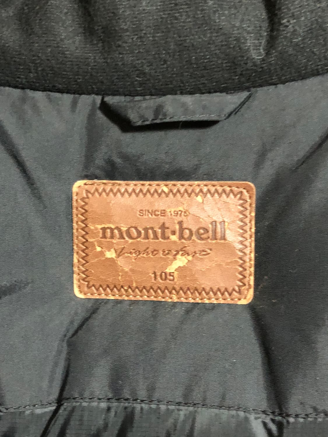 몽벨 빈티지 블랙 덕 다운 패딩 파카 상품이미지6