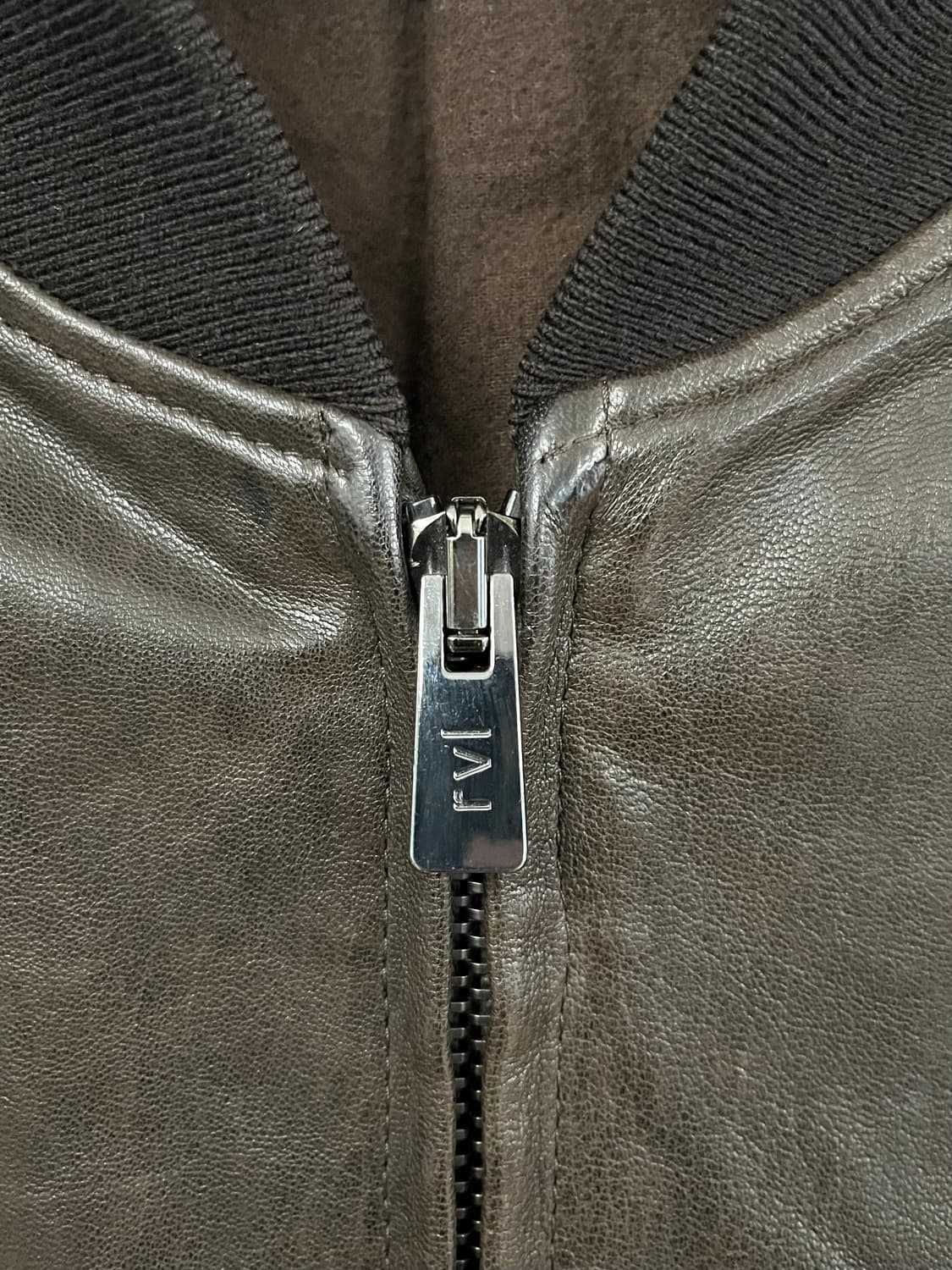 RVL 램스킨 레더 봄버 자켓 상품이미지3