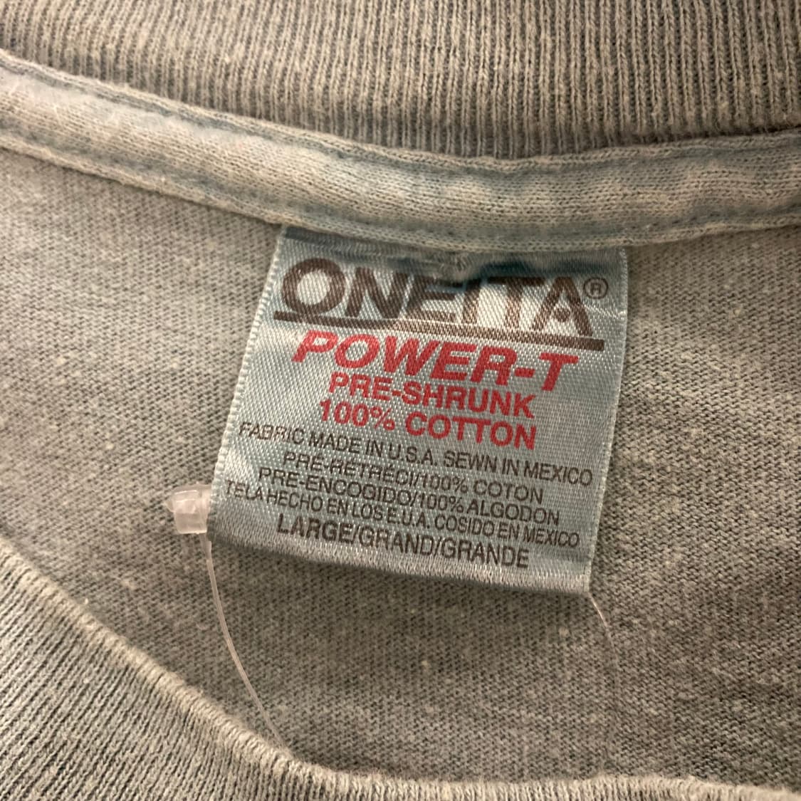 90s USA 미국 빈티지 자수 싱글스티치 반팔 티셔츠 상품이미지6