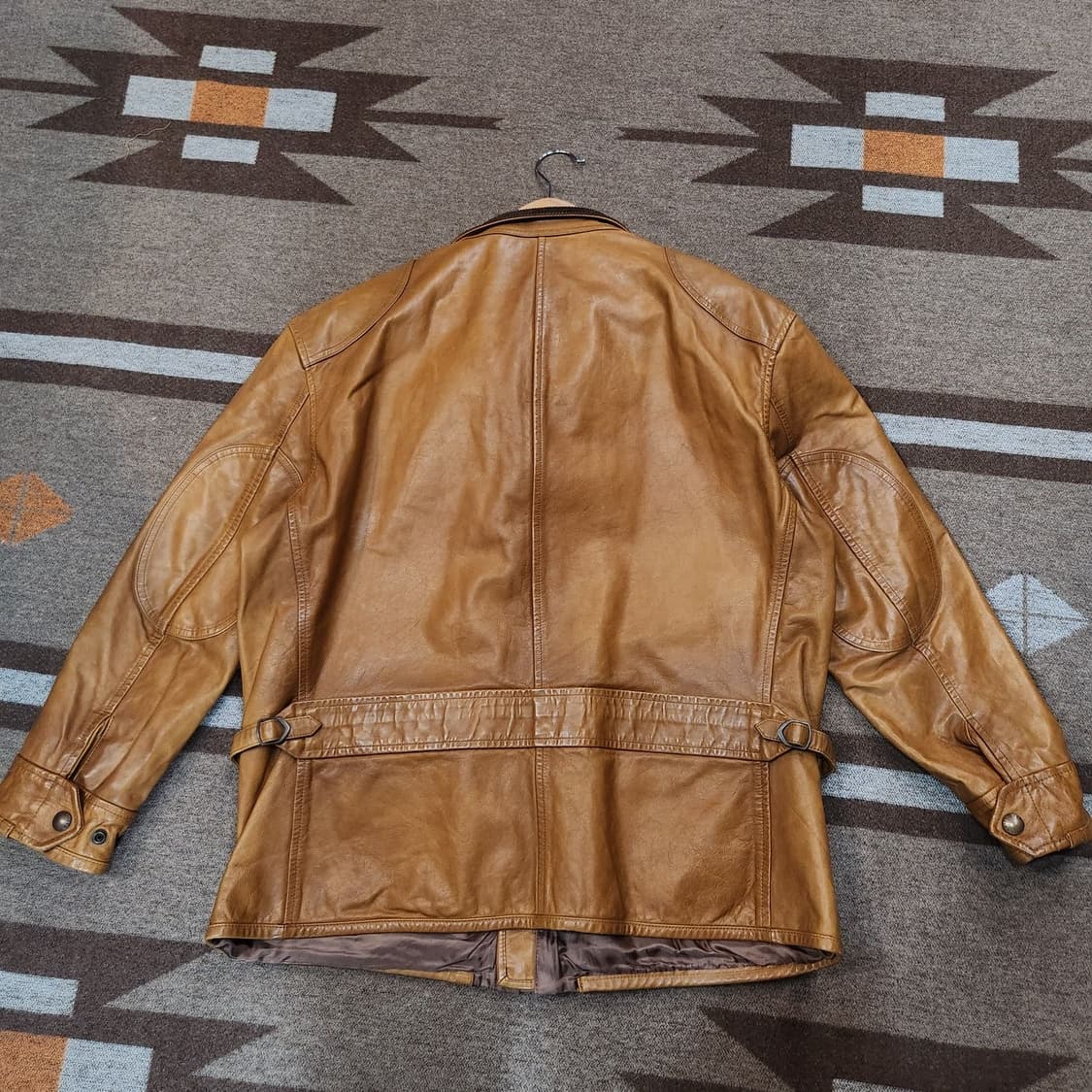 폴로랄프로렌 오일레더 모터싸이클 소가죽 자켓 L 상품이미지8