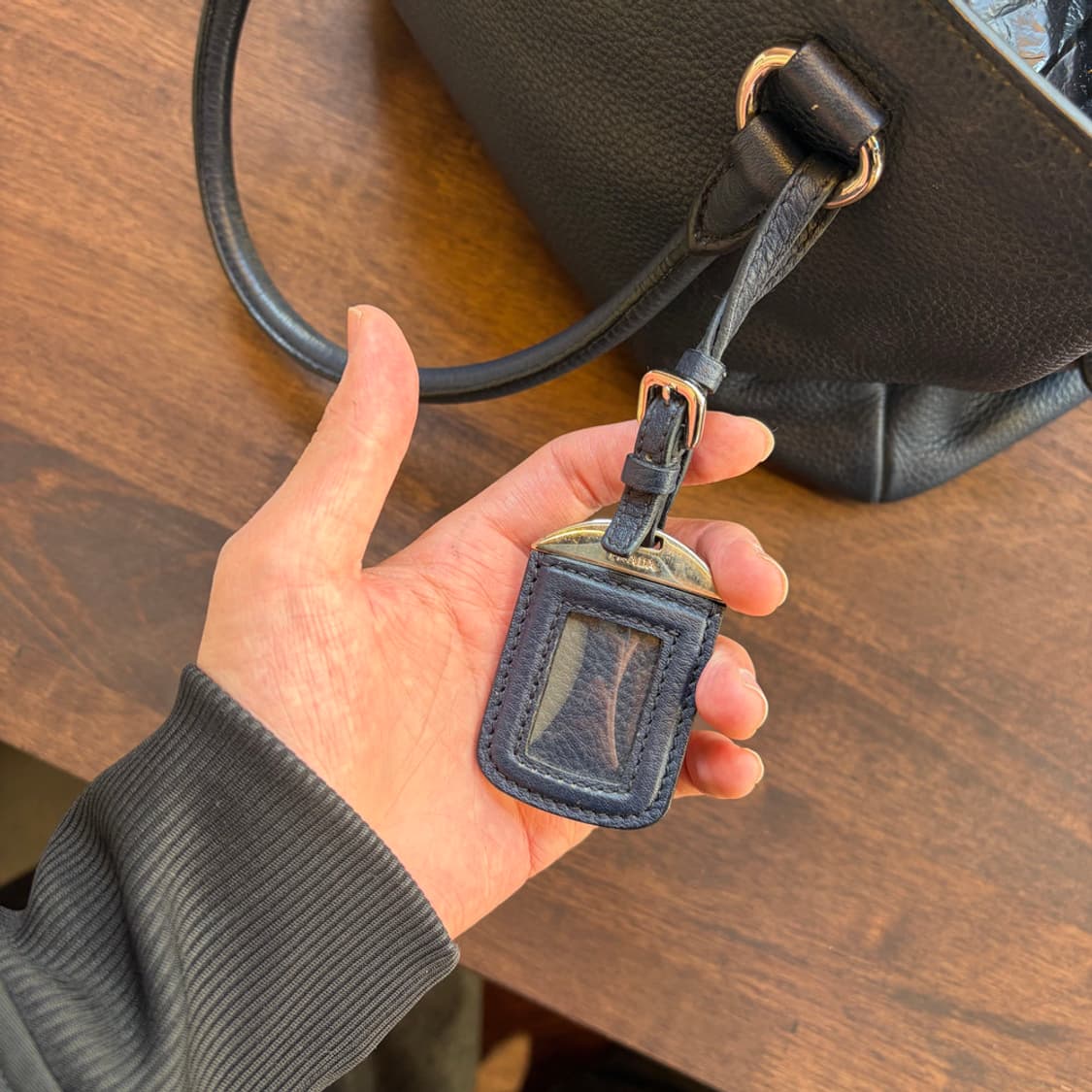 16063 - 프라다 다이노 비텔로 토트백 상품이미지9