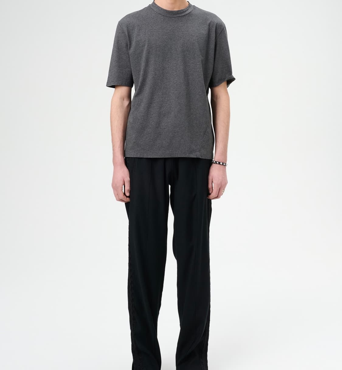 아워레가시 빅 티셔츠 다크 그레이 멜란지 상품이미지2