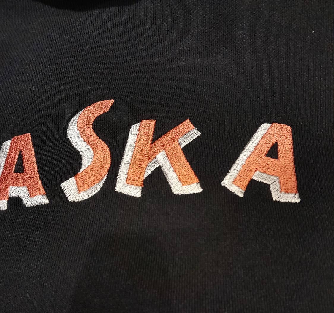 💥아웃스탠딩 ALASKA 집업 후드 블랙 (L) 상품이미지10