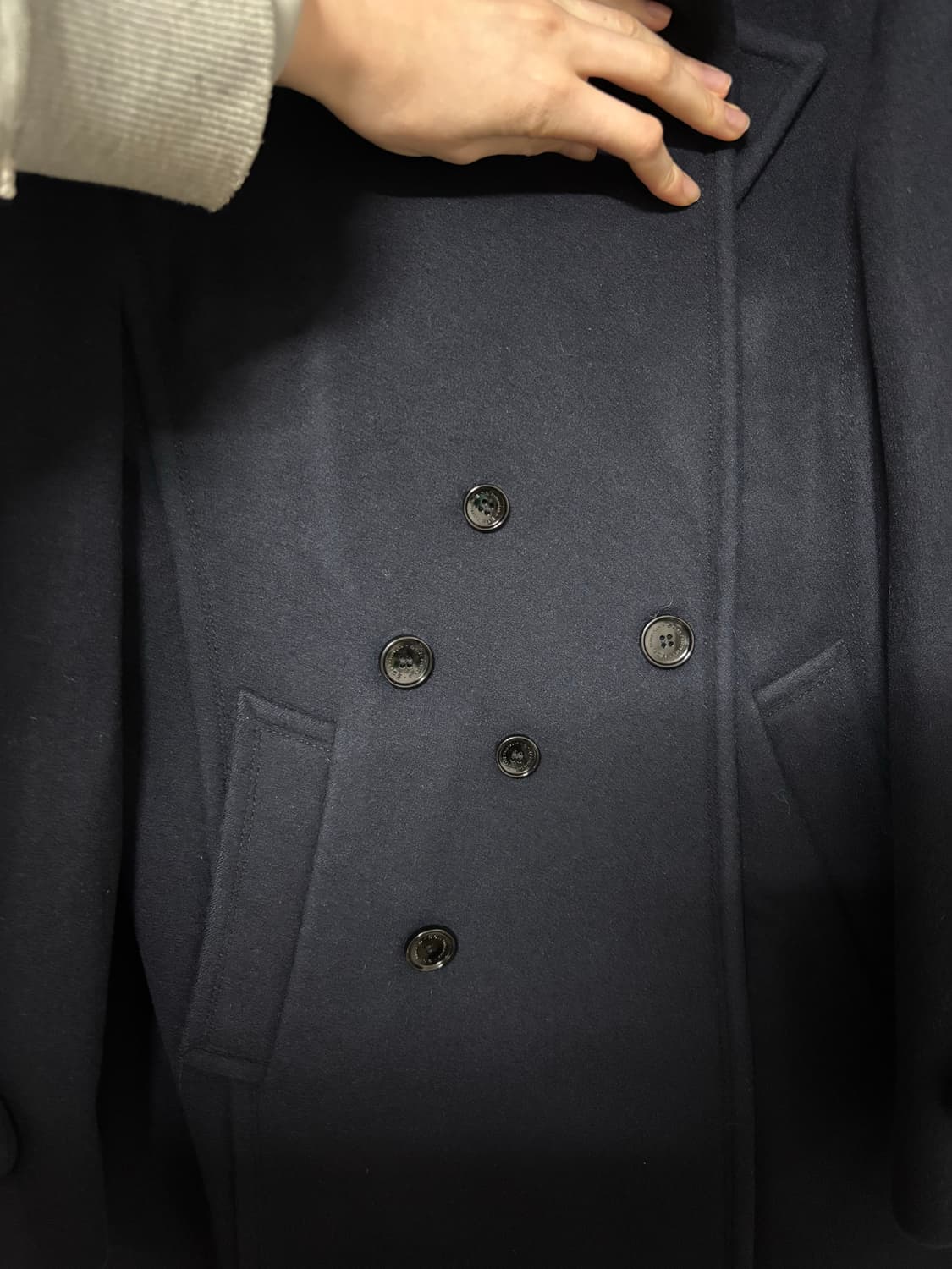 BON - G Floor 네이비 피코트 판매해요 (울 90%) 상품이미지3