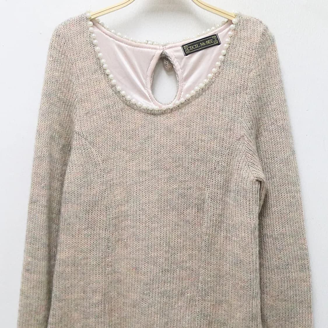 세실맥비 히메갸루 진주넥 니트 60317 상품이미지3