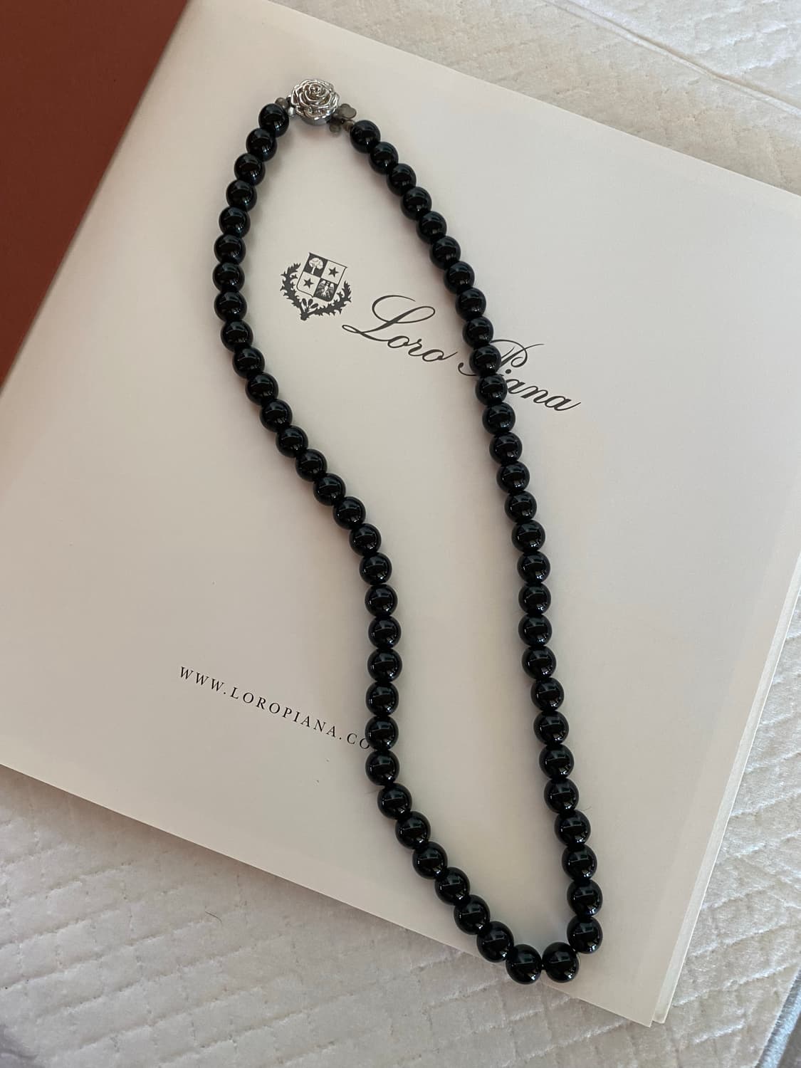 일본수입 블랙 비드 목걸이 상품이미지7