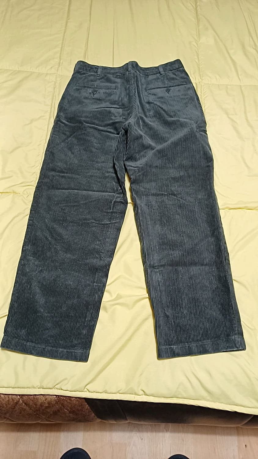 유니클로 와이드 코듀로이팬츠 실측32인치 기장102 상품이미지5