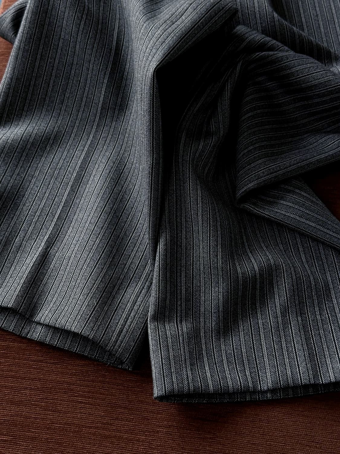 No tuck straight wool trousers 상품이미지8