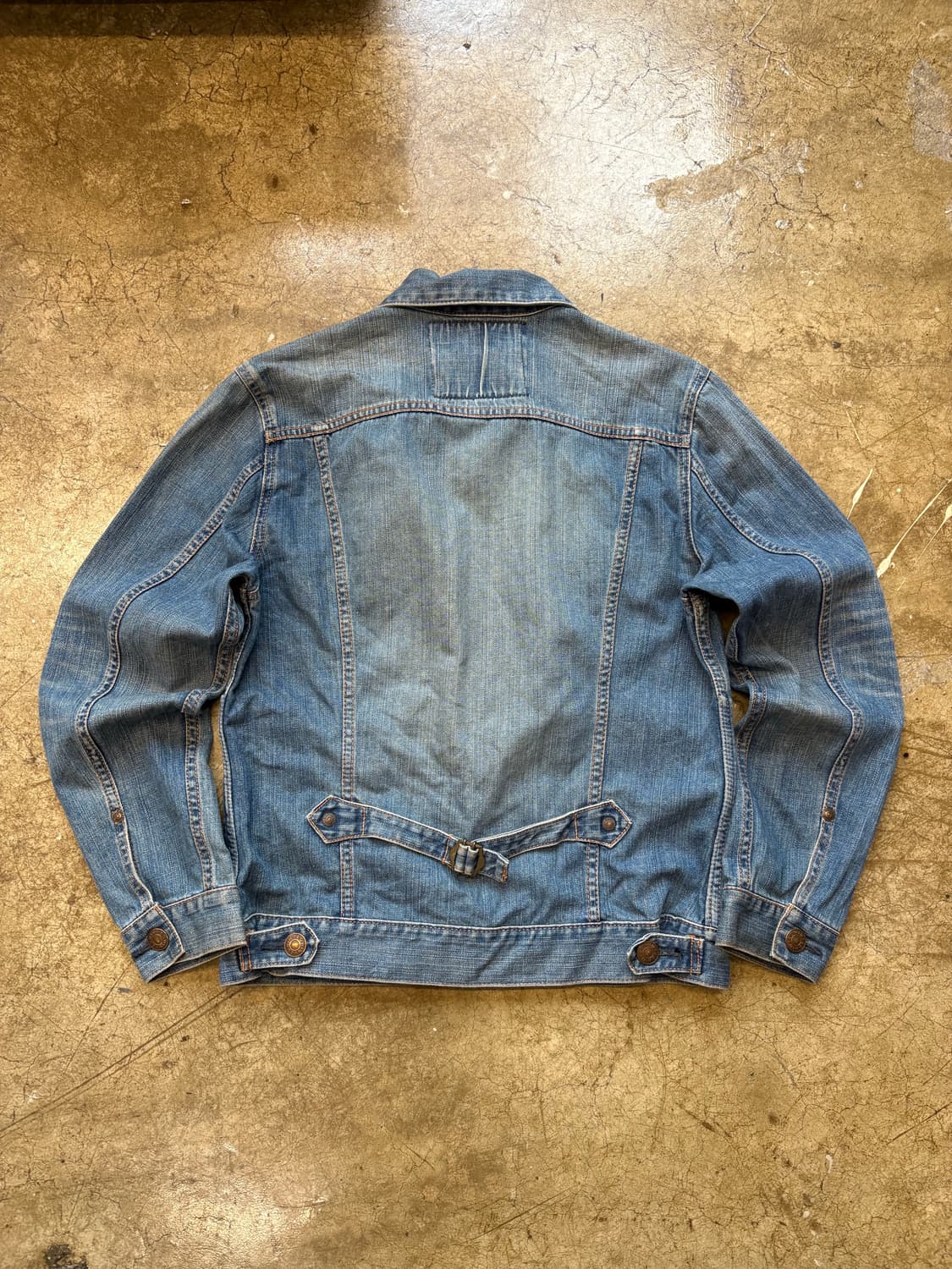 Edwin XU 빈티지 신치백 데님 자켓 상품이미지7