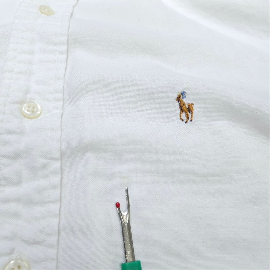 90s 폴로 랄프 로렌 옥스포드 화이트 빅셔츠 8 상품이미지6