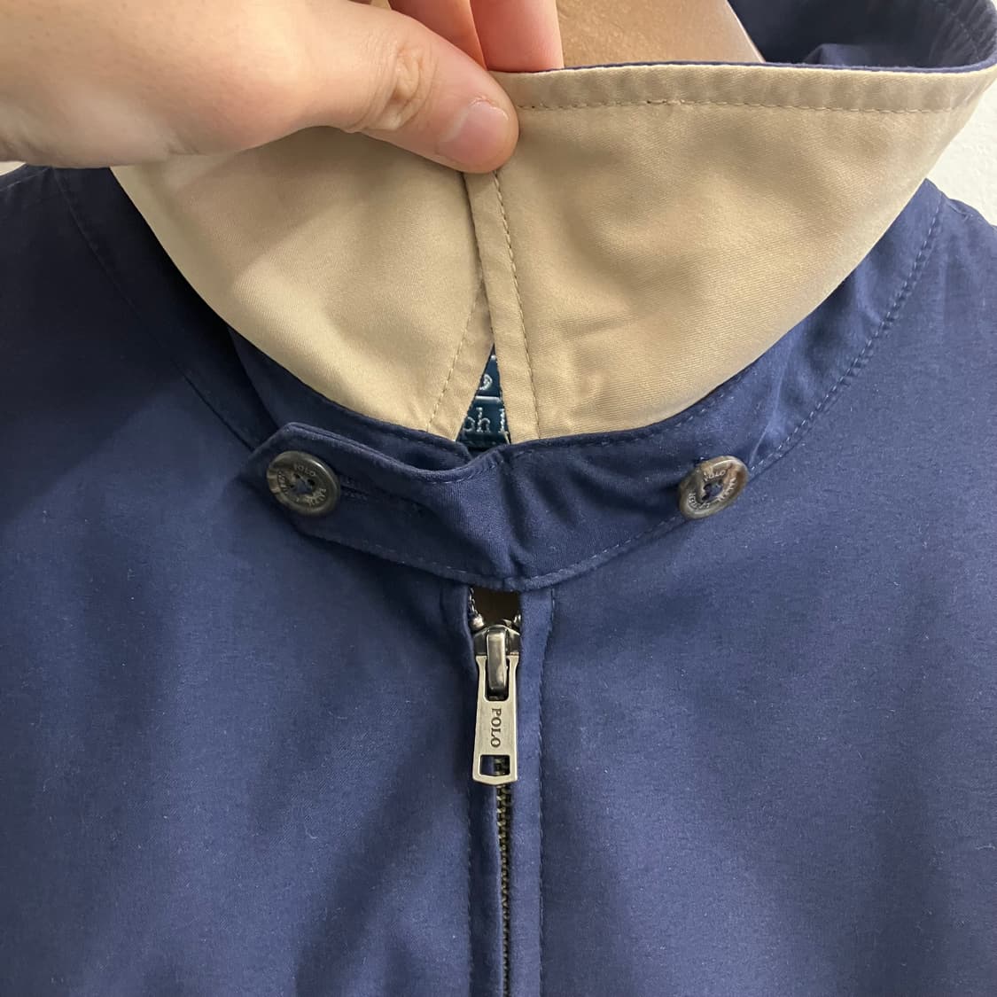 N47 폴로 스윙탑 블루종 자켓 상품이미지2