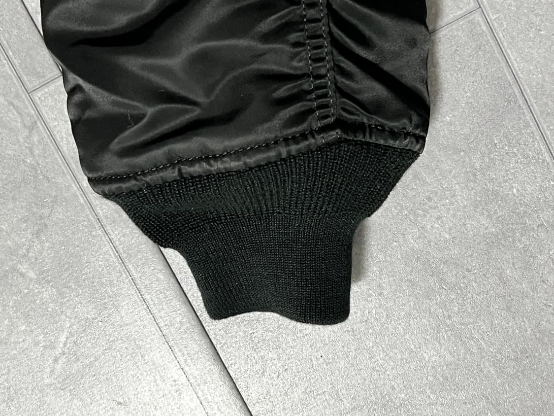 알파인더스트리 MA-1 블랙 (M) 상품이미지2