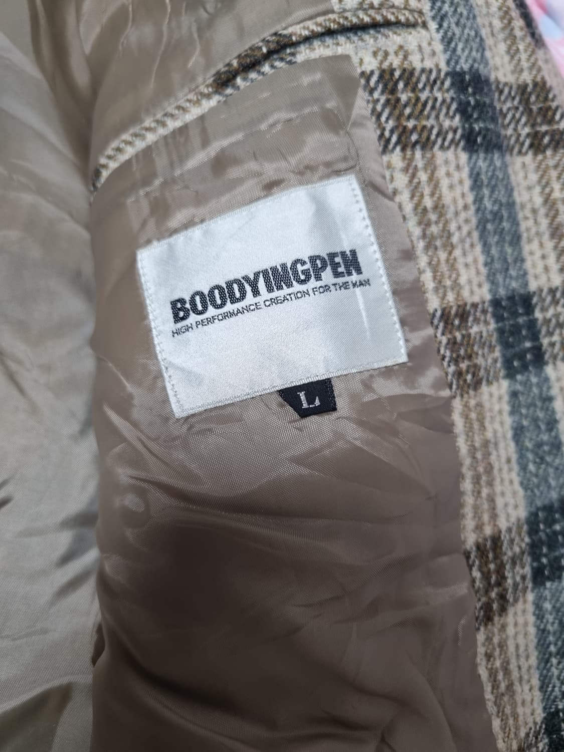 빈티지 체크 블레이저 스포츠자켓 L 사이즈 상품이미지4