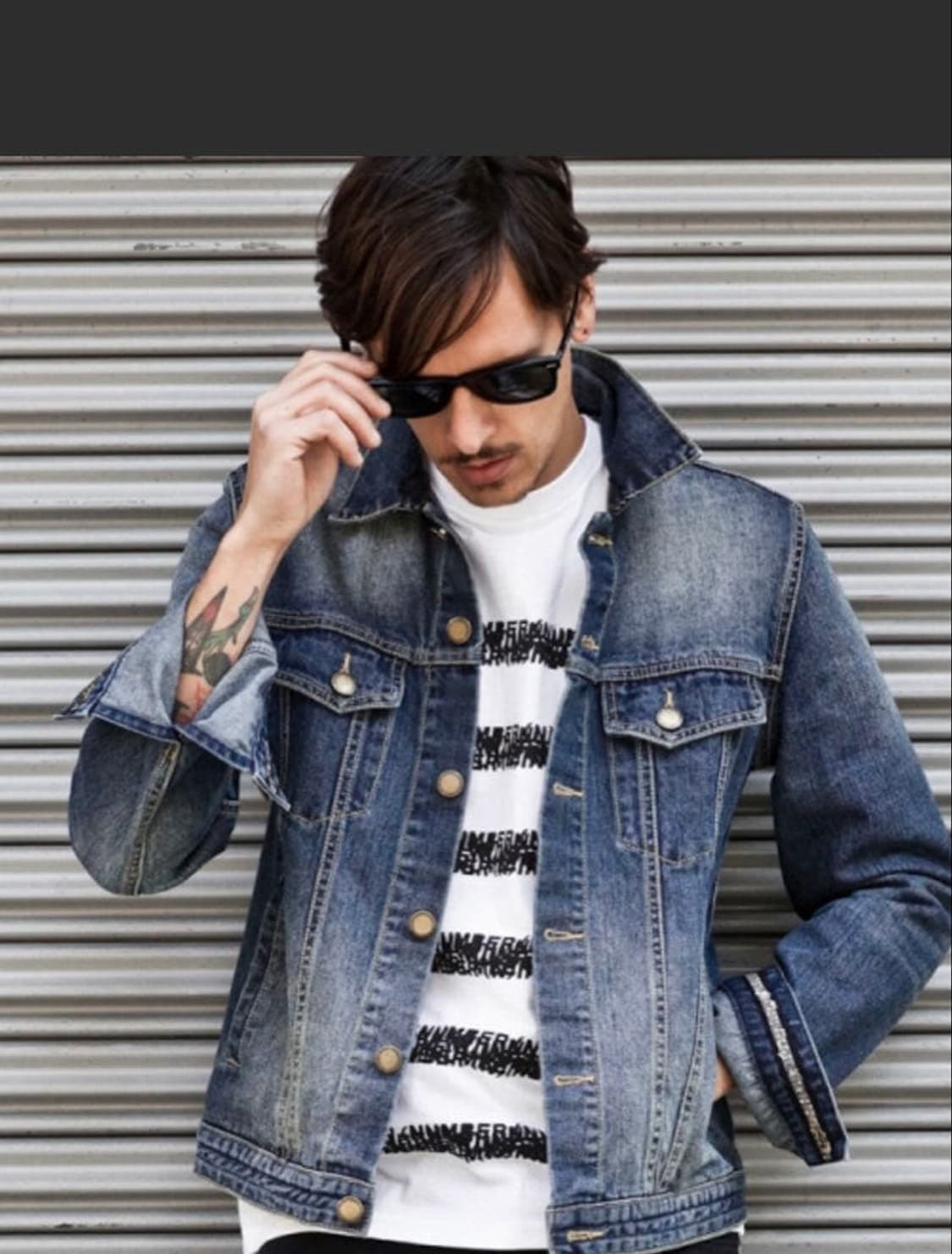 넘버나인 워시드 데님 g쟌 자켓 M 상품이미지5