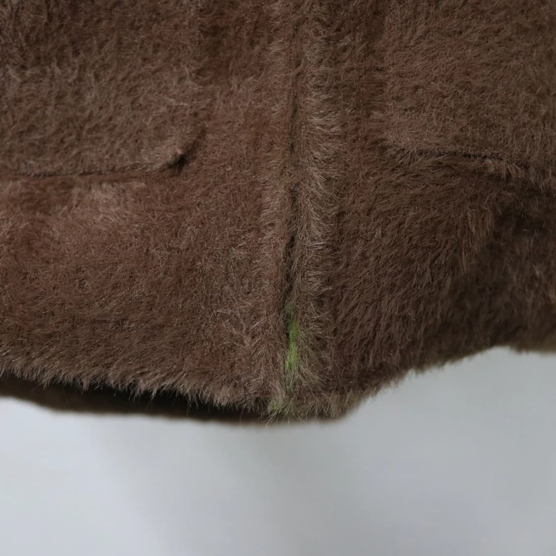 부들이 퍼 니트 후드 집업 61462 상품이미지6